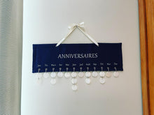 Charger l'image dans la galerie, Calendrier d'anniversaires perpétuel