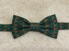 Charger l'image dans la galerie, Nœud papillon cordage en soie vert