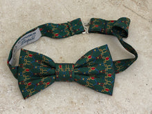 Charger l'image dans la galerie, Nœud papillon cordage en soie vert