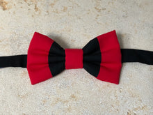Charger l'image dans la galerie, Nœud papillon rouge et noir 2