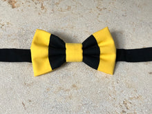 Charger l'image dans la galerie, Nœud papillon jaune et noir 2