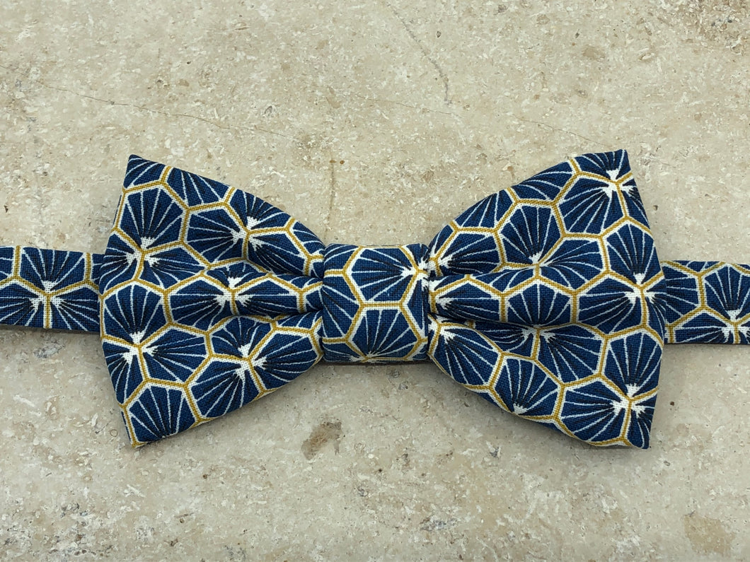 Nœud papillon motifs japonais